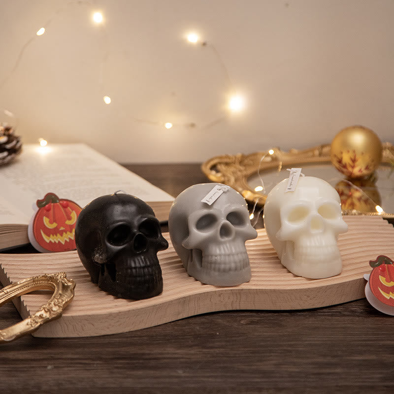 Olivenorma Multicolor Skull Scented Candle