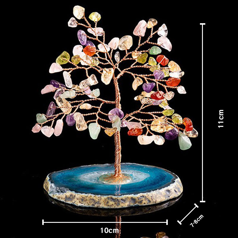 Olivenorma Spiritual Destiny Multi Stone Feng Shui Tree