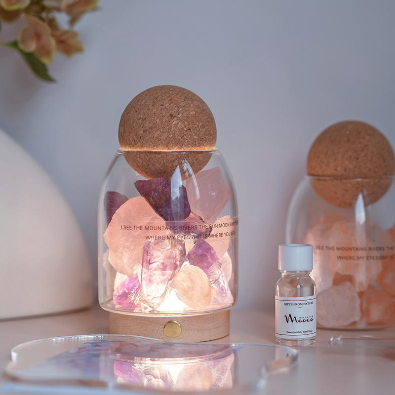 (Clearance 30% OFF / CODE: OFF30) - Olivenorma Diffuser Flameless Essential Oil Crystal Aromatherapy Lamp