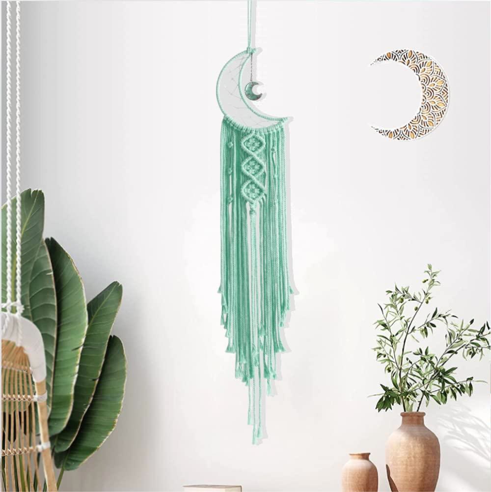 Olivenorma Star Moon Macrame Tassel Dream Catcher