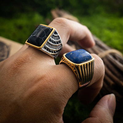 Olivenorma "Triumph Return"-Turkish Warrior Gemstone Ring