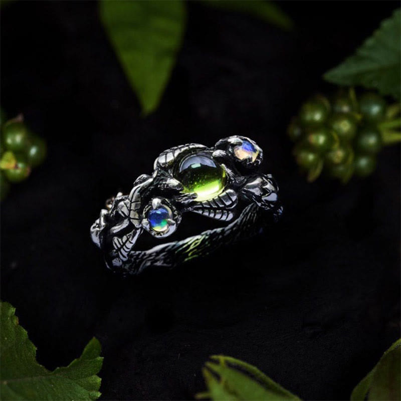 Olivenorma "Angie" - Opal and Peridot Ring