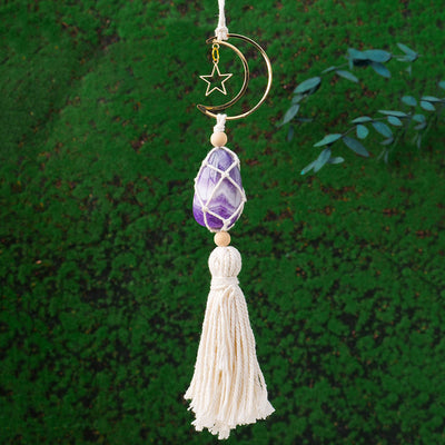 Olivenorma Natural Healing Reiki Gemstone Hanging Ornament