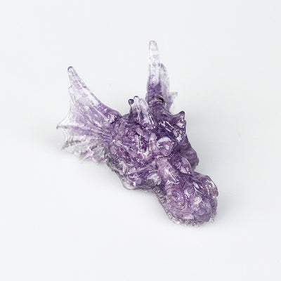 Olivenorma Natural Crystal Dragon Gemstone Decoration