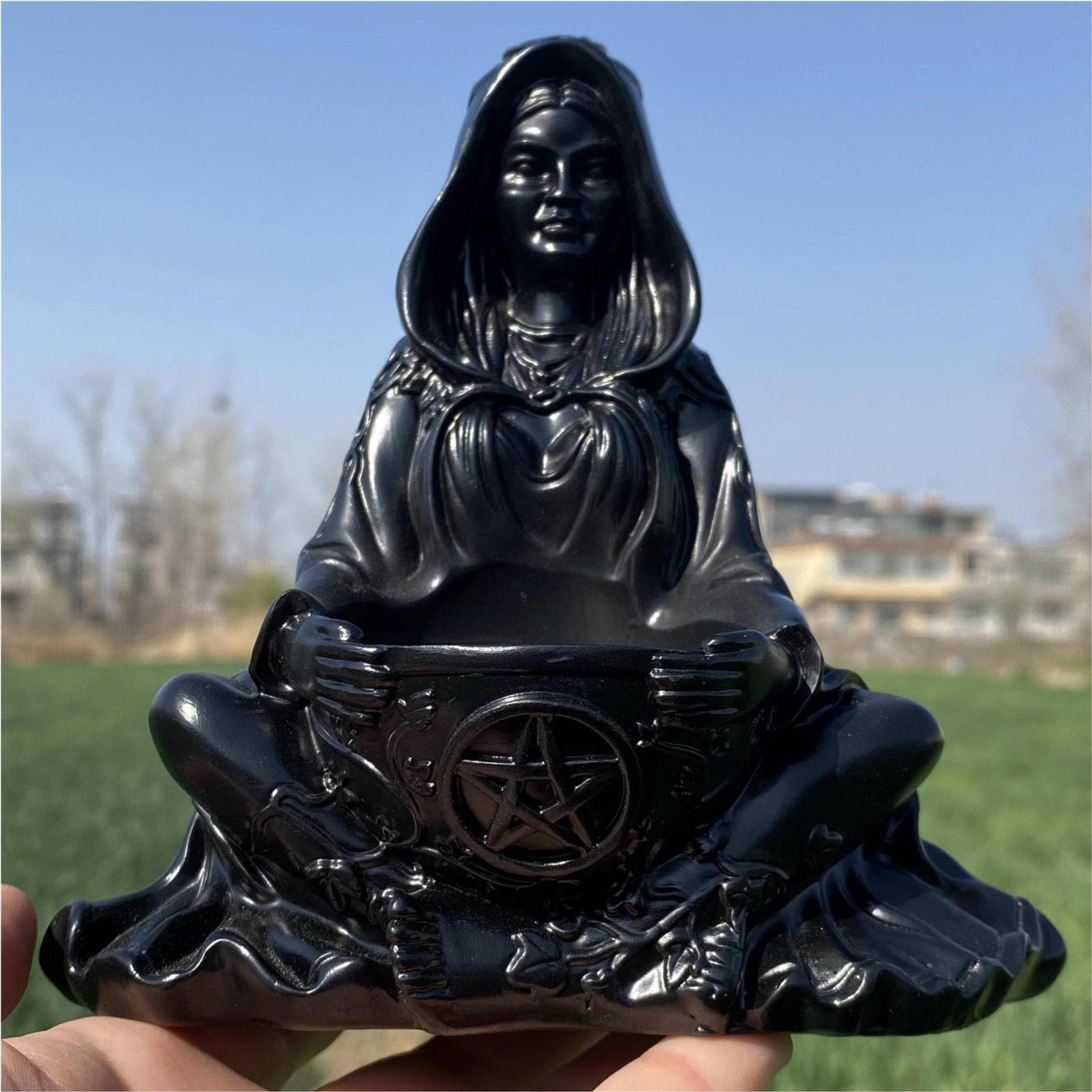 Olivenorma Goddess Mother Earth Resin Gemstone Decoration