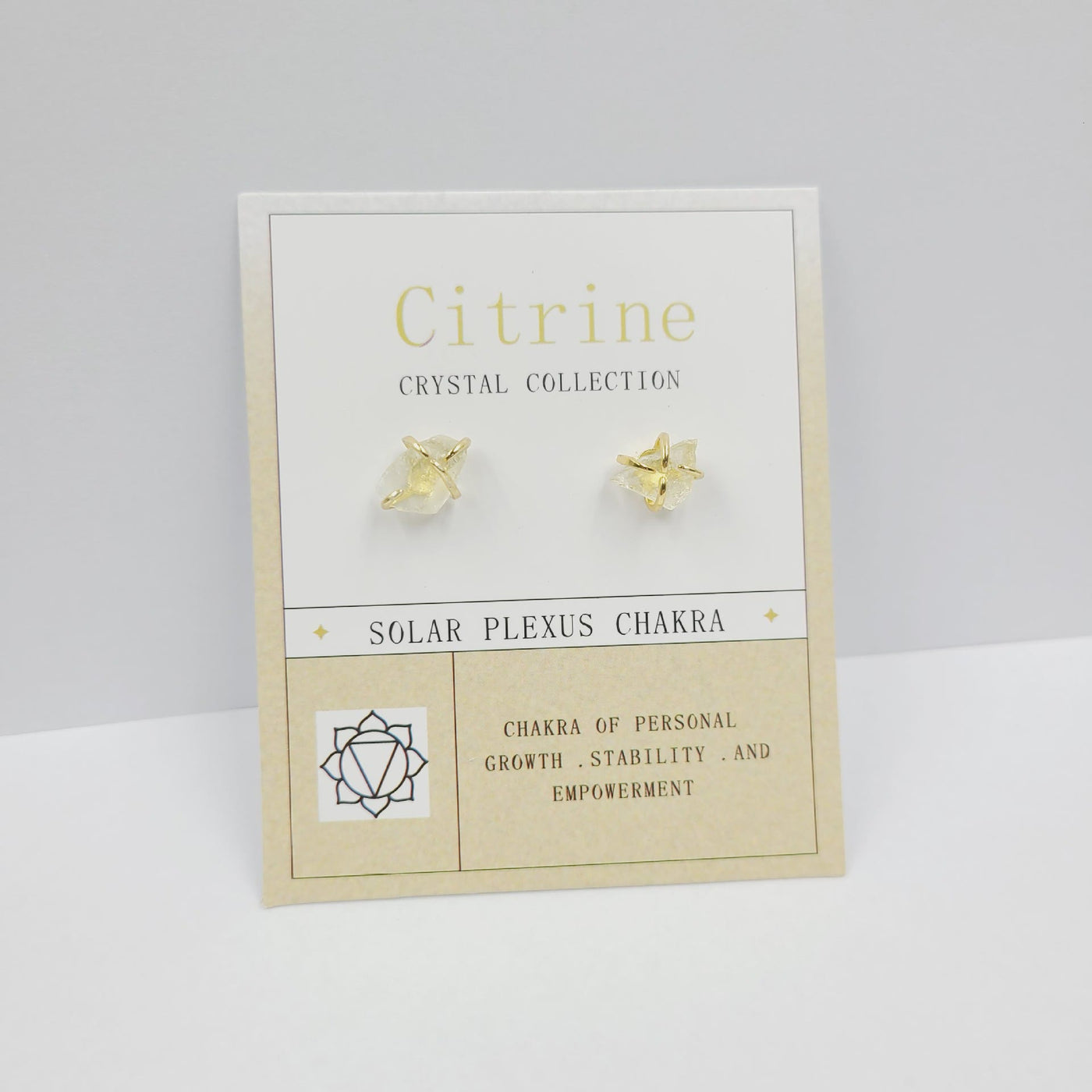 Olivenorma 12th Birthday Rough Stone Earrings