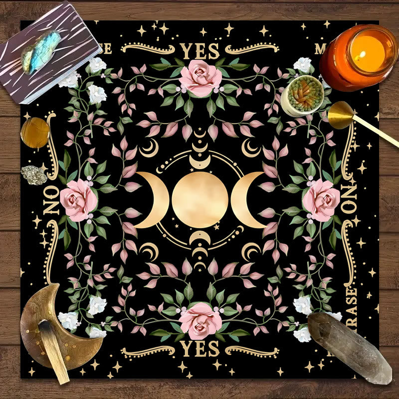 Olivenorma Triple Goddess Moon Symbol Divination Tarot Tablecloth