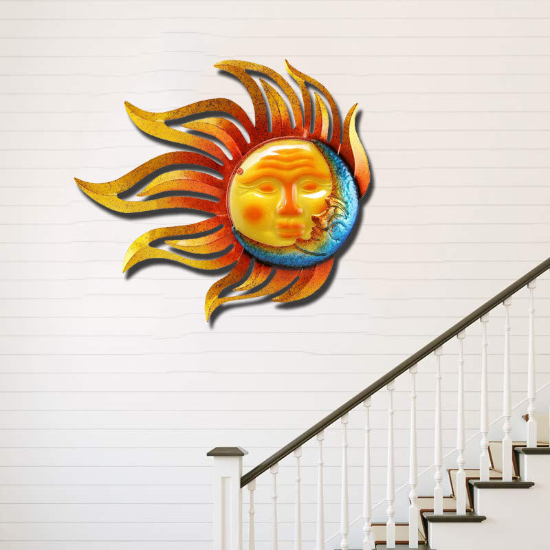 Olivenorma 1pc Sun Metal Wall Art Decor