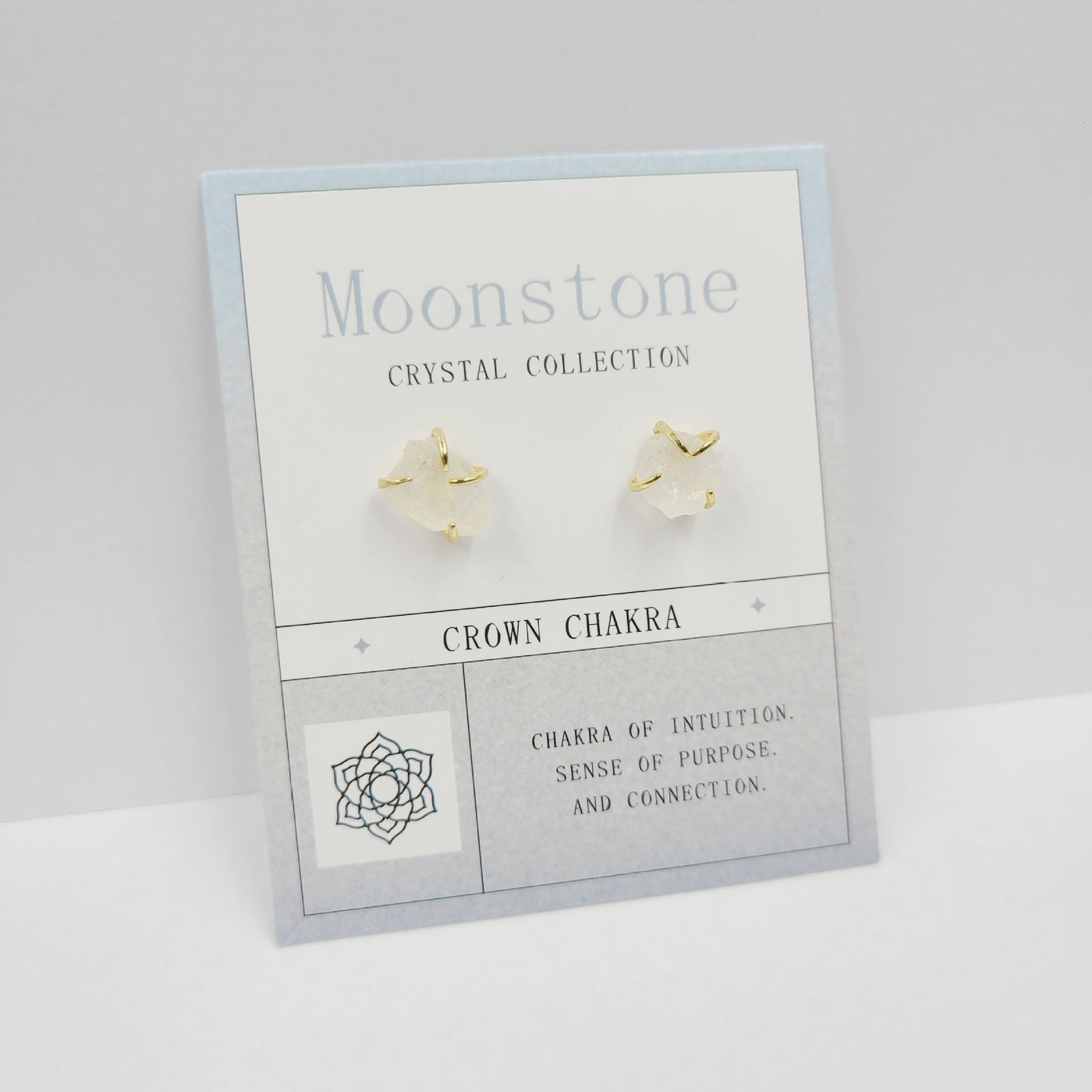 Olivenorma 12th Birthday Rough Stone Earrings