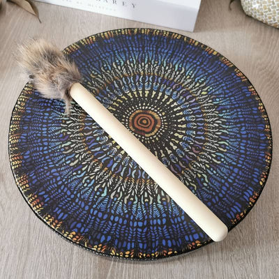 Olivenorma Handcrafted Percussion With Unique Mosaic Design Drum