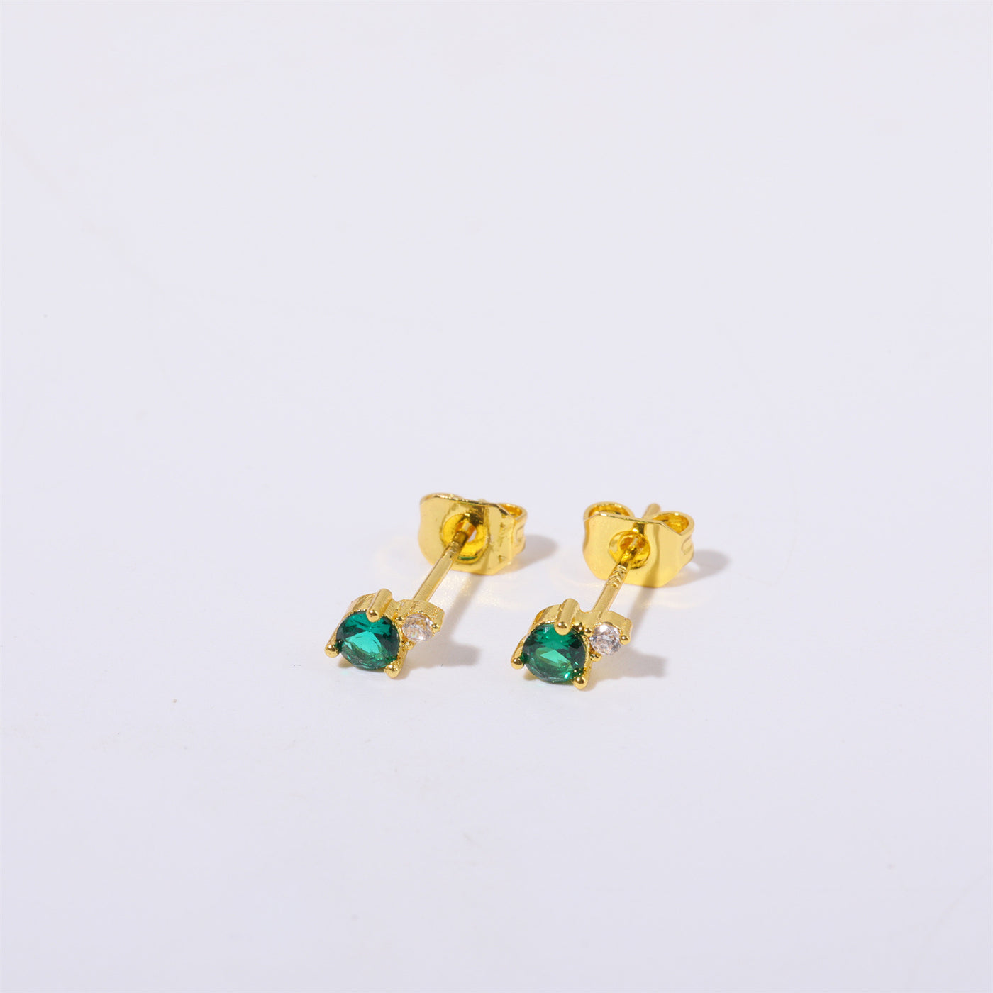 Olivenorma Raindrop Birthstone Stud Earrings