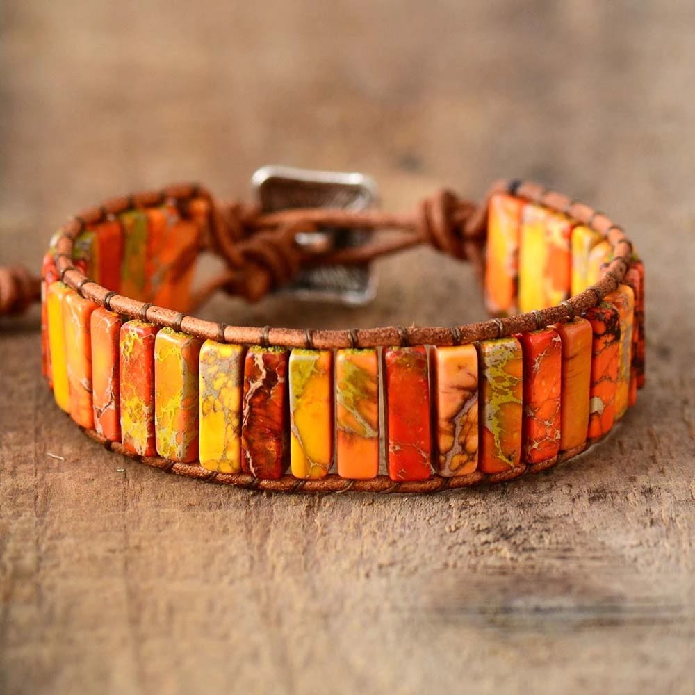Olivenorma Emperor Stone Chakra Energy Bracelet