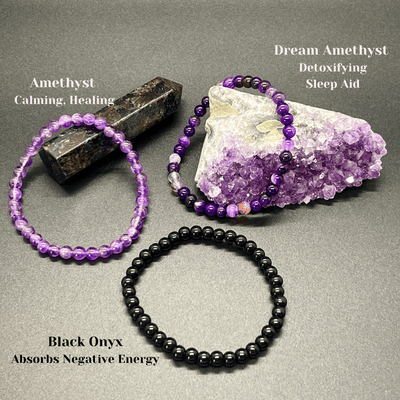 Olivenorma Protection From Negative Energies Amethyst Bracelet