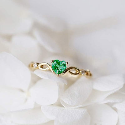 Olivenorma The Eternal Heart - Birthstone Ring
