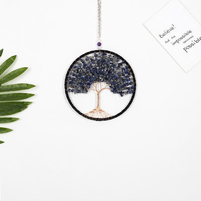 Tree of Life Crystal Suncatcher Dream Catcher