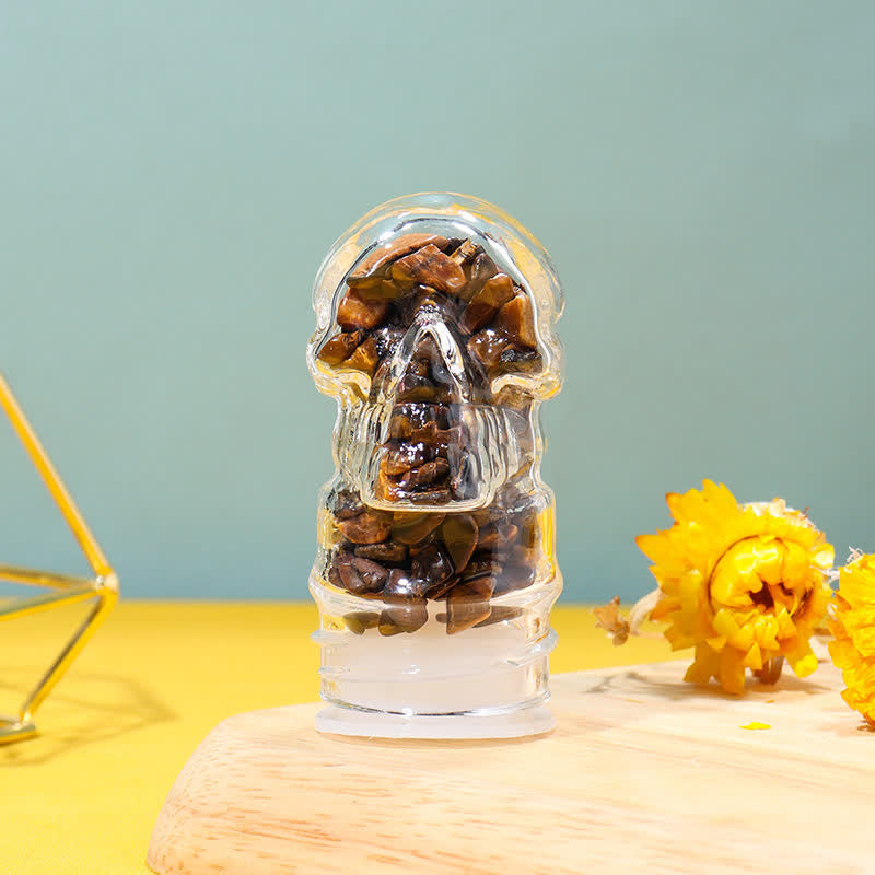 Olivenorma Skull Water Bottle Crystal Decoration