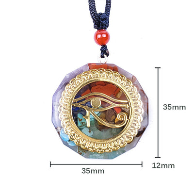 Olivenorma Chakra Healing Orgone Necklace