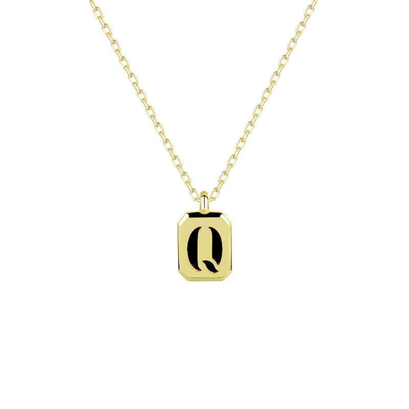 Olivenorma Customizable Gold Initial Necklace