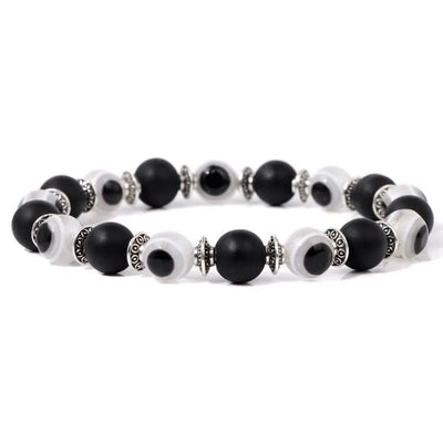 Olivenorma Evil Eye Natural Stone Beads Bracelet