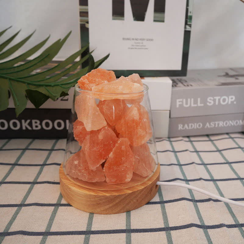 (Clearance 30% OFF / CODE: OFF30) - Olivenorma Goblet of Fire Shape Crystal Or Himalayan Pink Salt Lamp