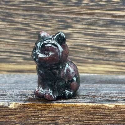 Olivenorma Natural Stone 1.2 Inch Cute Kitten Gemstone Decoration