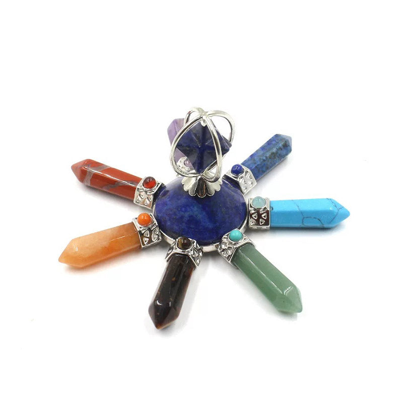 Olivenorma Natural Crystal Chakra Decoration