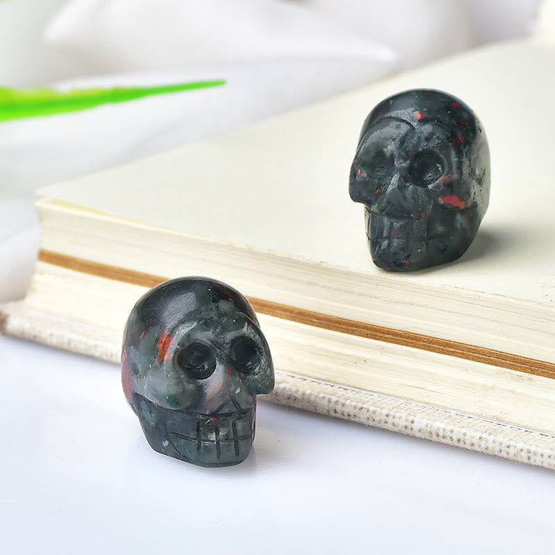 Olivenorma Crystal Mini Skull Halloween Gemstone Decoration