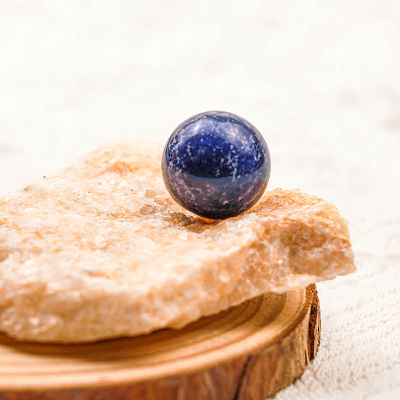 Olivenorma Sapphire Healing And Peace Crystal Sphere