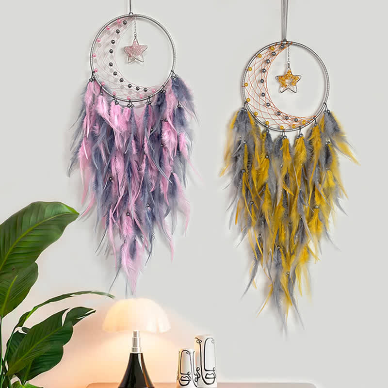 Olivenorma Moon Star Tree Of Life Dream Catchers