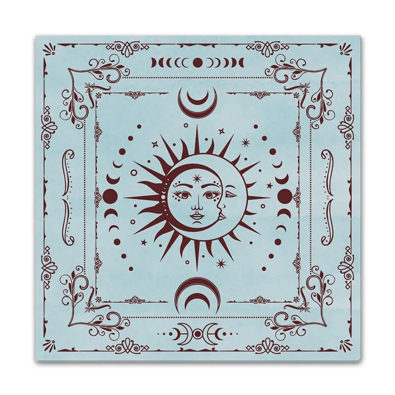 Olivenorma Mystical Moon Phase Tarot Tablecloth