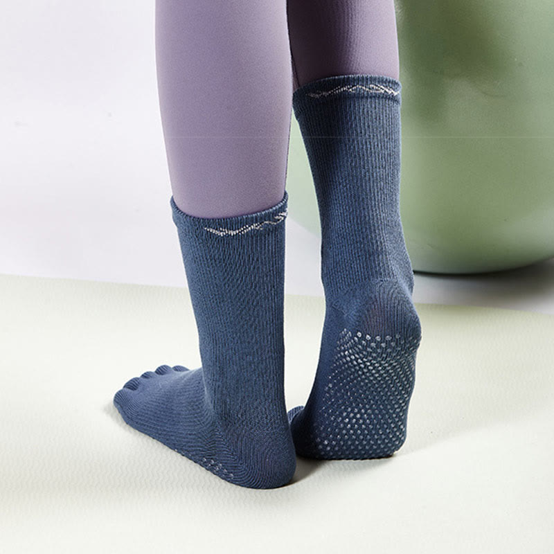 Olivenorma 5-Toe Barefoot Feel Sports Yoga Socks