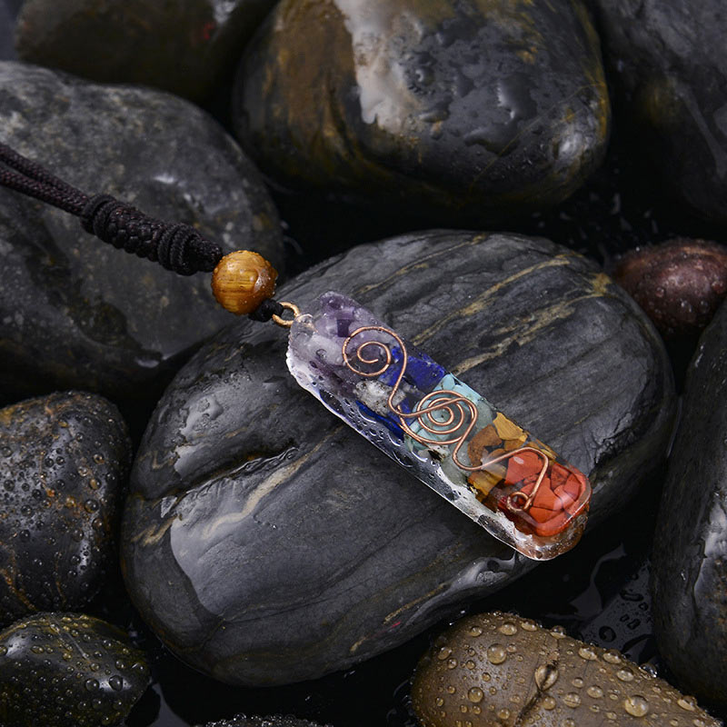 Olivenorma Orgone Chakra Healing Necklace