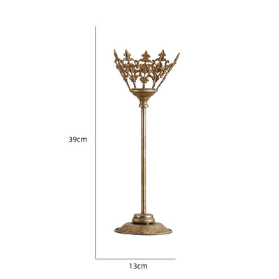 Olivenorma Retro European Palace Style Iron Art Candle Holder