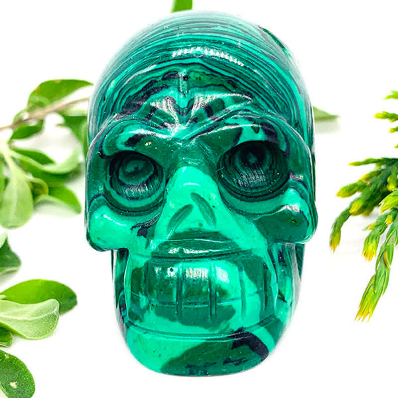 Olivenorma Natural Crystal Skull Halloween Decoration