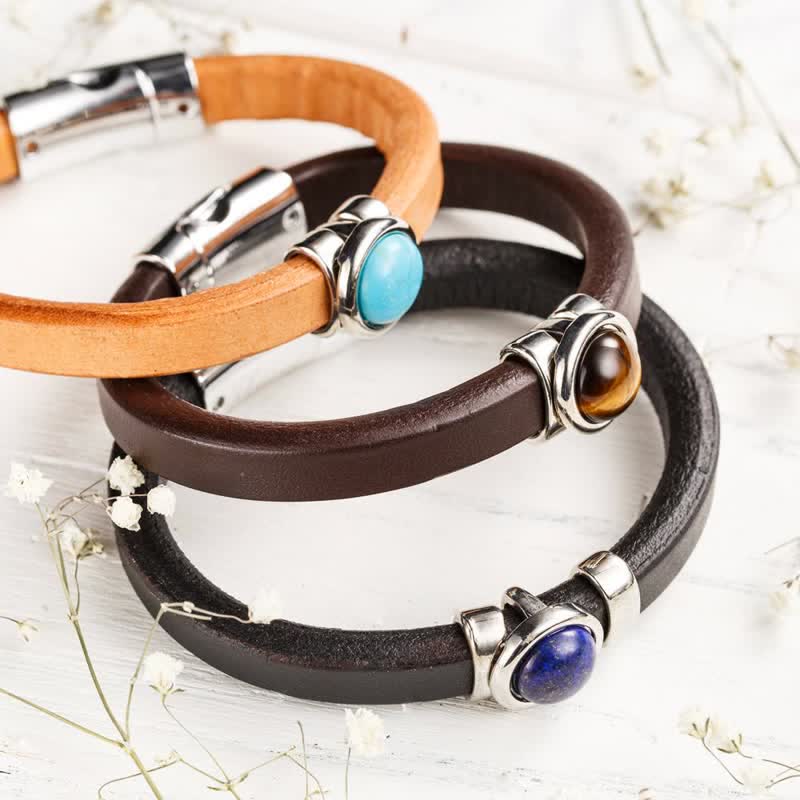 Olivenorma Oracular Leather Bangles