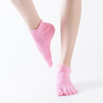 Olivenorma Solid Color Non Slip Grip Pilates Socks