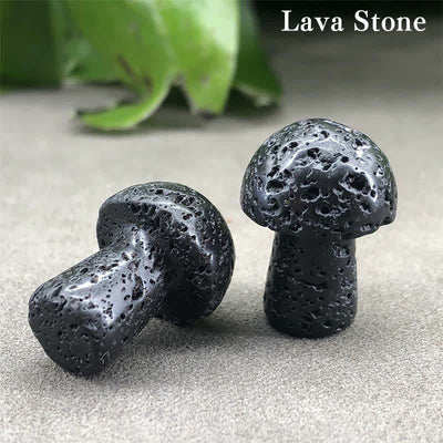 Olivenorma Natural Crystal Mini Mushroom Decoration