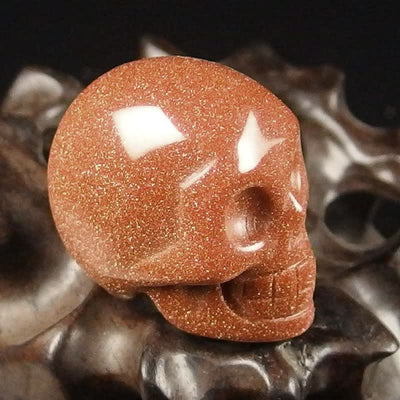 Olivenorma Natural Crystal Skull Halloween Decoration