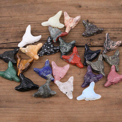 Olivenorma Spirit Guardian Wolf Head Crystal Carving Gemstone Decoration - image 39