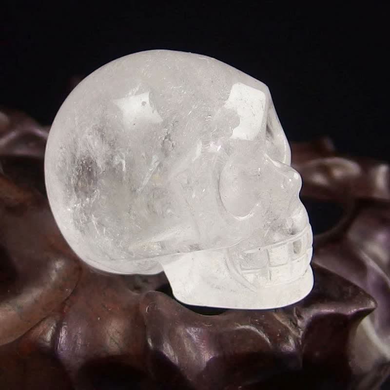 Clear Crystal Skull Decoration