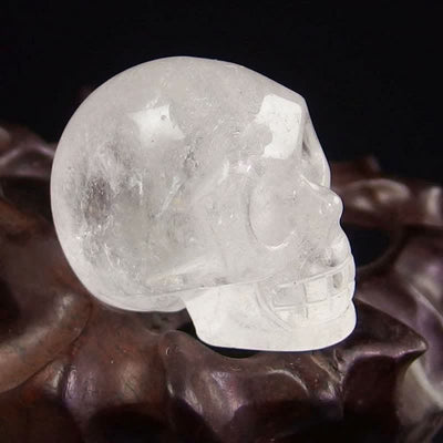 Olivenorma Natural Crystal Skull Halloween Decoration