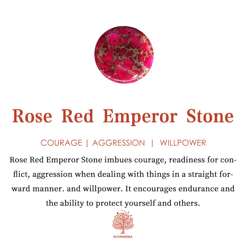 Olivenorma Emperor Stone Chakra Energy Bracelet