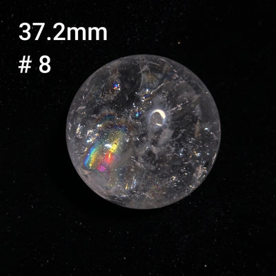 Olivenorma Natural High Frequency Clear Crystal Polished Crystal Ball