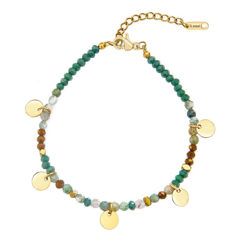 Olivenorma Natural Turquoise Star Stacking Bracelet Set