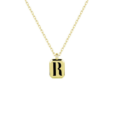 Olivenorma Customizable Gold Initial Necklace