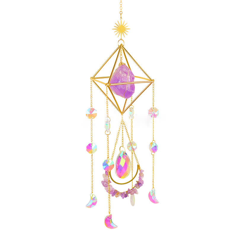 Olivenorma Rainbow Maker Crystal Suncatcher Gemstone Ornament