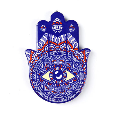 Olivenorma Hamsa Evil Eye Jewelry Tray Plate Coaster