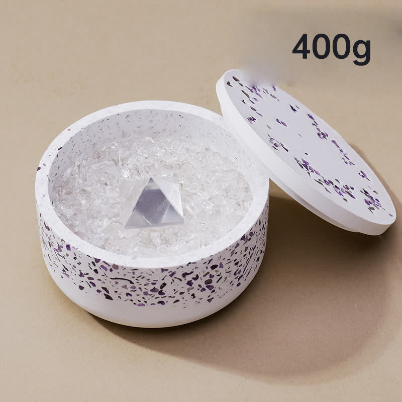 Olivenorma Natural Crystal Gravel Gypsum Demagnetizing Bowl