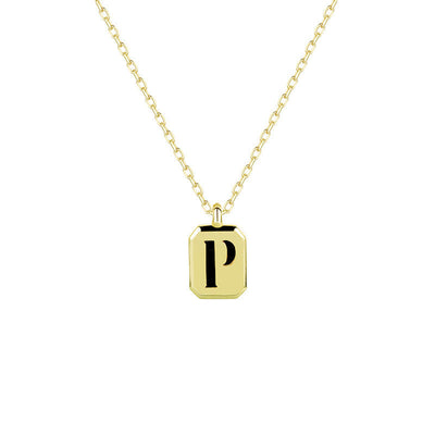 Olivenorma Customizable Gold Initial Necklace