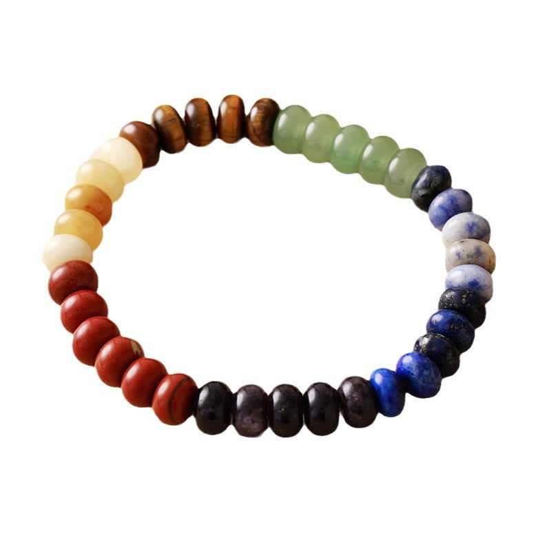 Olivenorma Natural Stone Chakra Beads Women Men Bracelet